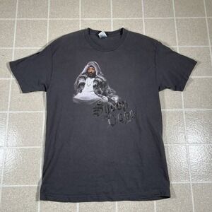 Vintage Snoop Doggy Dogg T Shirt 2000s Y2K Rap Tee hip hop death row Sz L